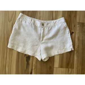 Cynthia Rowley Striped linen shorts M
